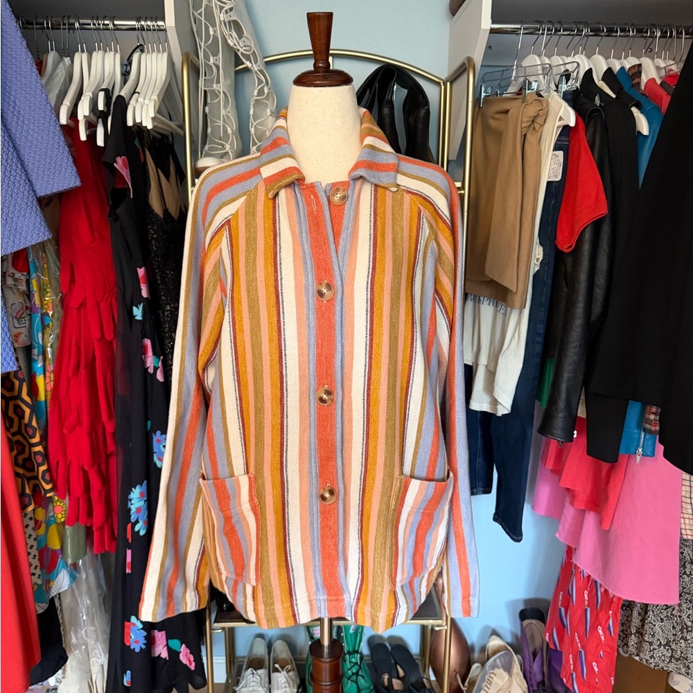 Pendleton Striped Jacket - Size XL